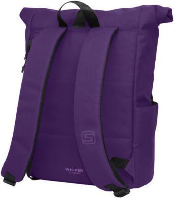 Walker Rucksack Roll Top purple velvet (23 l)