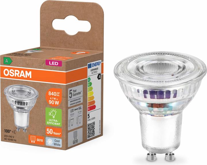 Immagine prodotto Osram LED-Reflektorlampe (GU10, 840 lm, 1x)
