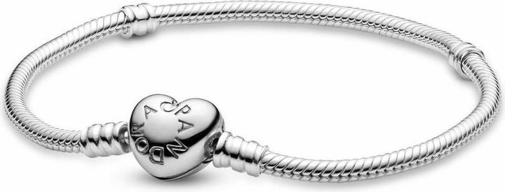 Produktbild Pandora Armband mit Herz-Verschluss (20 cm, Silber)