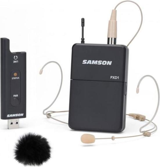 Produktbild Samson XPD2 USB Wireless Systemmit Windschutz