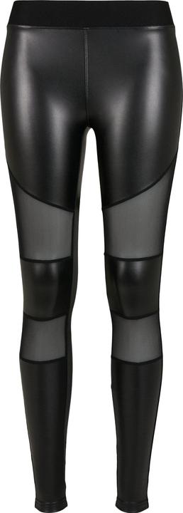 Produktbild Urban Classics Ladies Tech Mesh Faux Leather Leggings (XS)