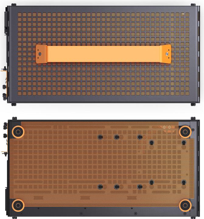 Productafbeelding Jonsplus MATX Handgreepkoffer Z20 - Zwart-Oranje (Mini-ITX, mATX)
