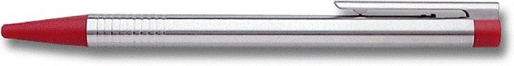 Actual product image Lamy Ballpoint pen 205 logo, refillable, large capacity blue refill, matt in various colors (Silver, 1 x)