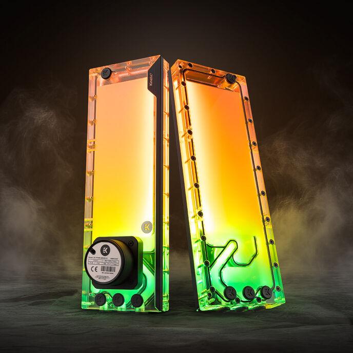 Produktbild EKWB EK-Quantum Kinetic3 FLT D5 PWM Ausgleichsbehälter-Pumpen-Kombination - 360mm, D-RGB