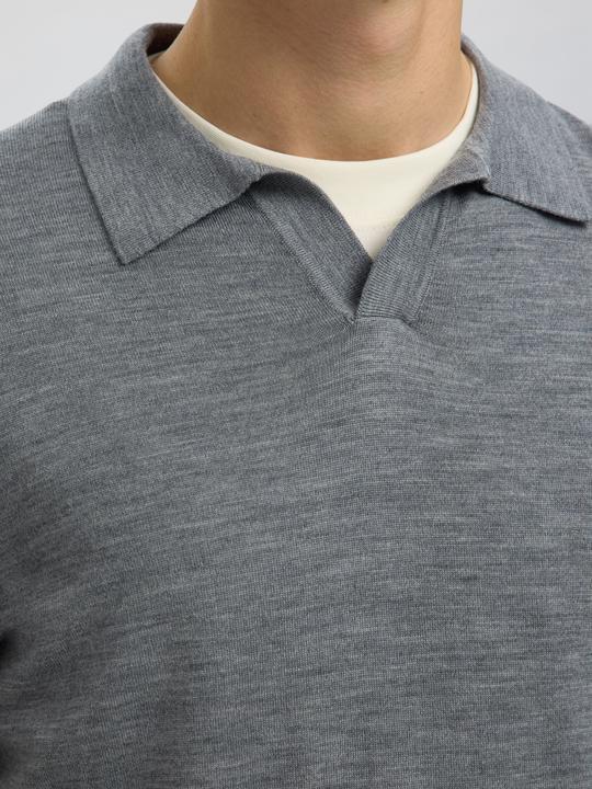 Actual product image Selected Homme 100% Merinowoll Polohemd aus Strick (S)
