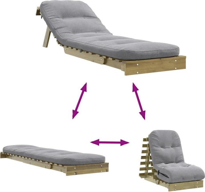 Actual product image vidaXL Futon-Schlafsofa