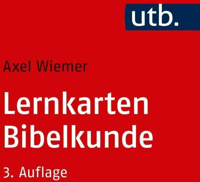 Produktbild Lernkarten Bibelkunde (Deutsch, Axel Wiemer, 2018)