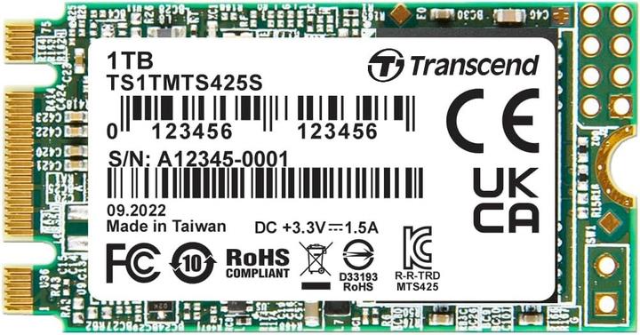 Produktbild Transcend M.2 SSD 425S (1000 GB, M.2 2242)