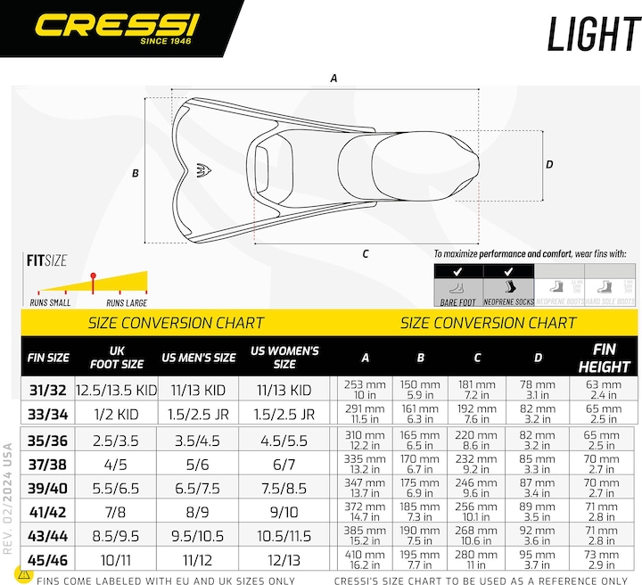 Produktbild Cressi Light (39 - 40)