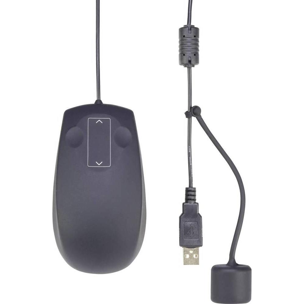 Renkforce RF-4368729 (Cablato), Mouse, Nero