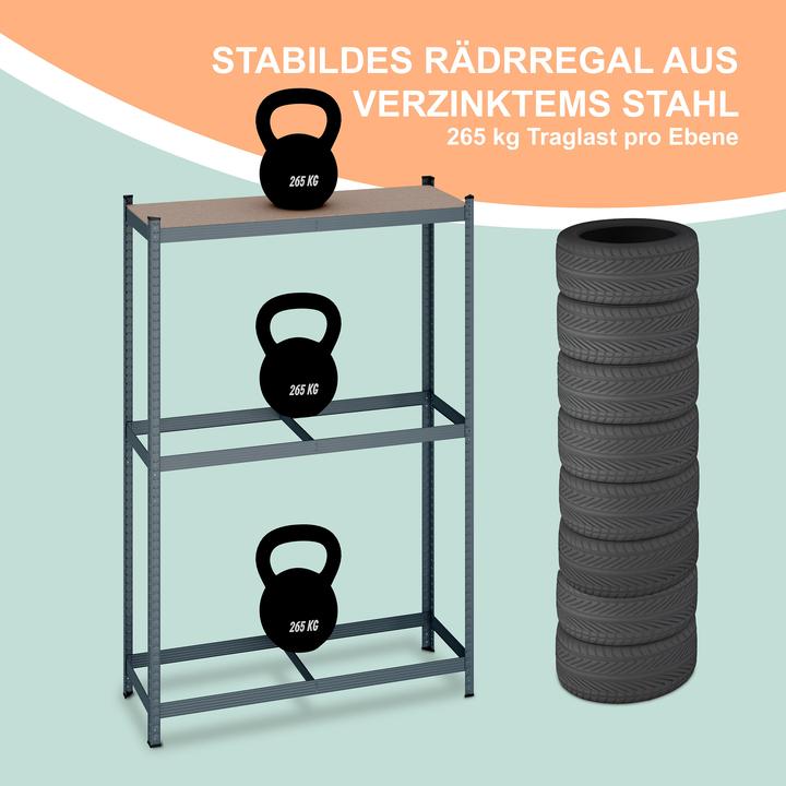 Actual product image Relaxdays Tyre rack