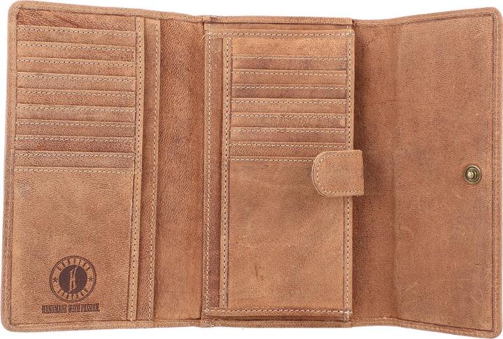 Immagine prodotto Klondike 1896 Donna Cuir naturel Damengeldbörse, Marron moyen