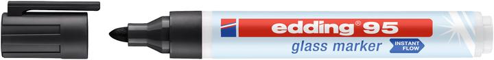 Edding 95 Glasmarker (Schwarz, 3 mm, 1 x)