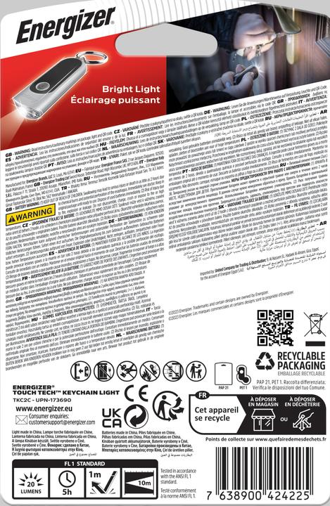Produktbild Energizer Schlüsselanhänger (6 cm, 20 lm)