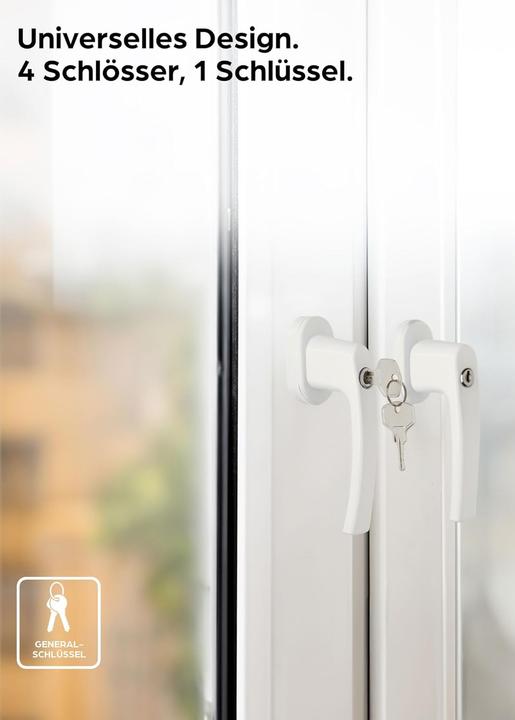 Actual product image Prowiste Abschliessbare Fenstergriffe