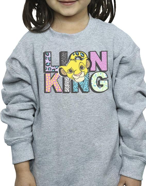 Produktbild Disney The Lion King Pattern Logo Sweatshirt Mädchen (152, 158)
