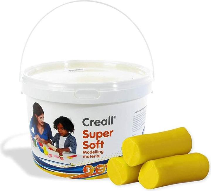 Produktbild Creall Supersoft klei Geel, 1750gr.