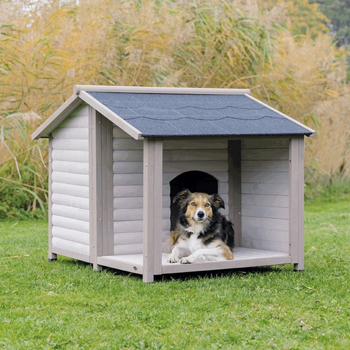 Produktbild Trixie natura Hundehütte Lodge Satteldach (Hundezwinger)