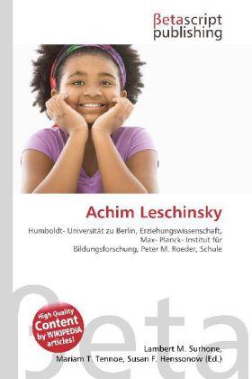 Produktbild Achim Leschinsky (Deutsch, 2010)