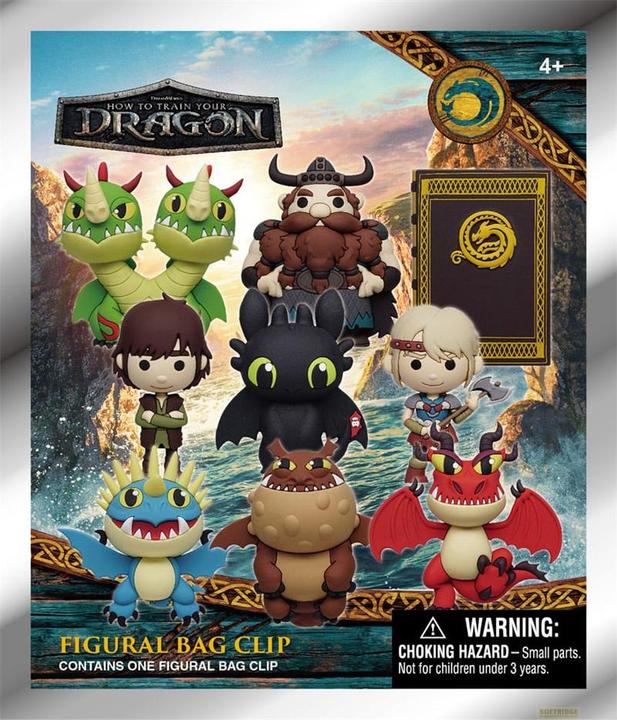 Actual product image Monogram How to train your Dragon 3D PVC-Taschenanhänger 2025 Movie Display (24)