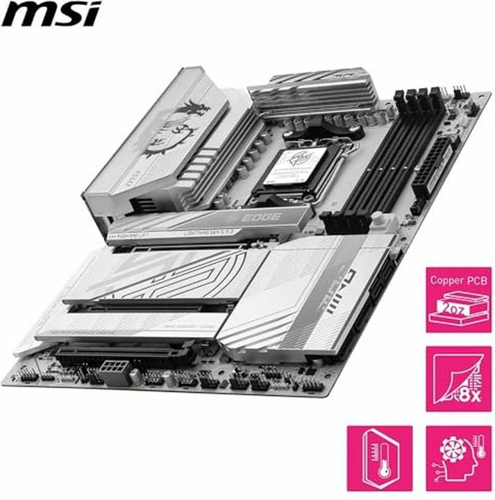 Productafbeelding MSI MPG X870E EDGE TI WiFi (AM5, AMD X870E, ATX)
