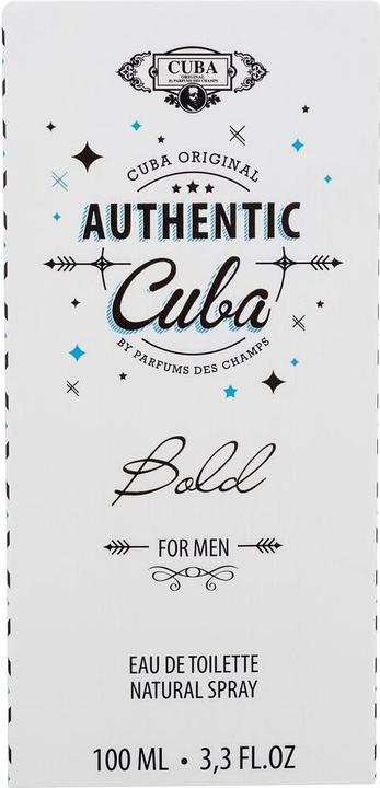 Actual product image Cuba Authentic Bold (Eau de toilette, 100 ml)