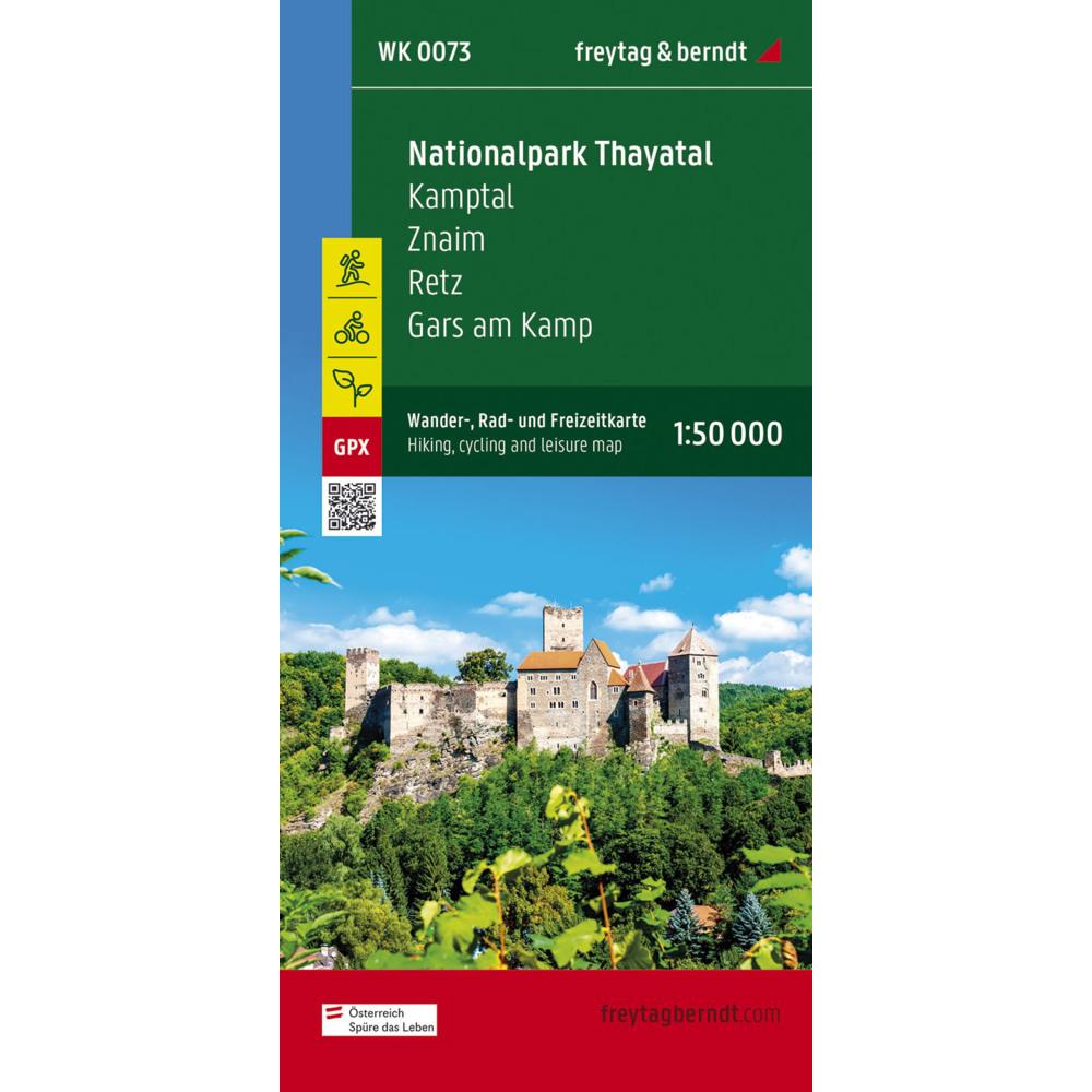 Nationalpark Thayatal - Kamptal - Znaim, Landkarte