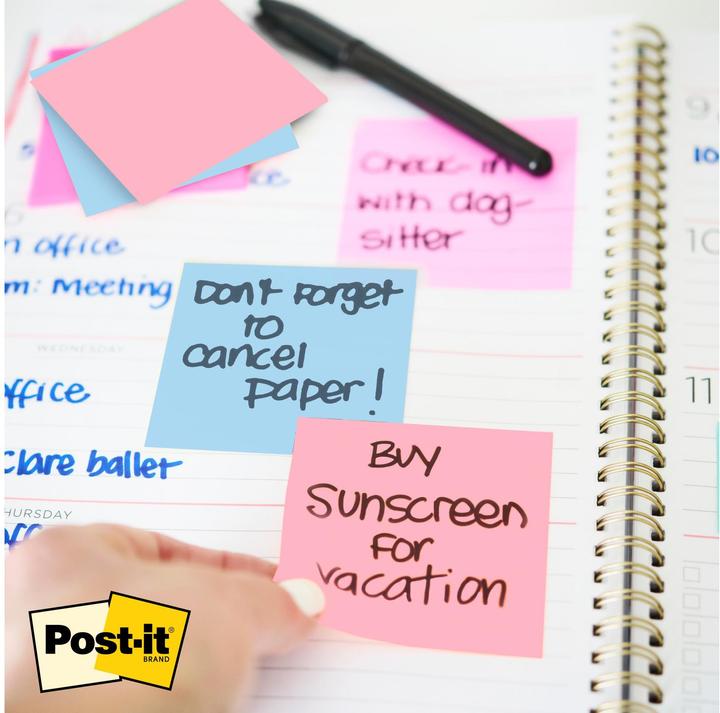 Actual product image Post-it Haftnotizen transparent (73 x 73 mm)
