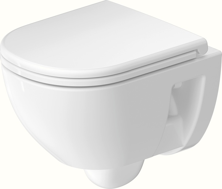 Duravit D-Code vaso sospeso Compact, lavabo, senza bordo, 370x480x360 mm, bianco lucido