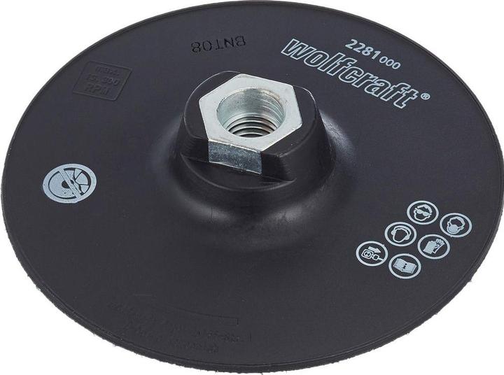 Productafbeelding wolfcraft 1 Zelfklevende schuurschijf WS, M14 draad ø115mm