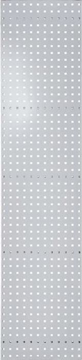 Actual product image Rasterplan Perforated panel W450xL2000mm light grey, RAL 7035