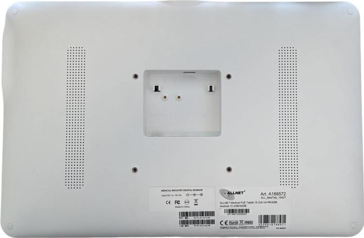 Actual product image Allnet Medical PoE Tablet 15 inch with RK3568 Android 11 4GB/16GB (WLAN only, 15", 16 GB, White)