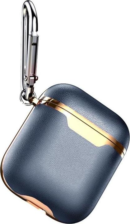 Produktbild JTI Schutzhülle für AirPods Case - Blau / Gold (Ladecase Hülle)