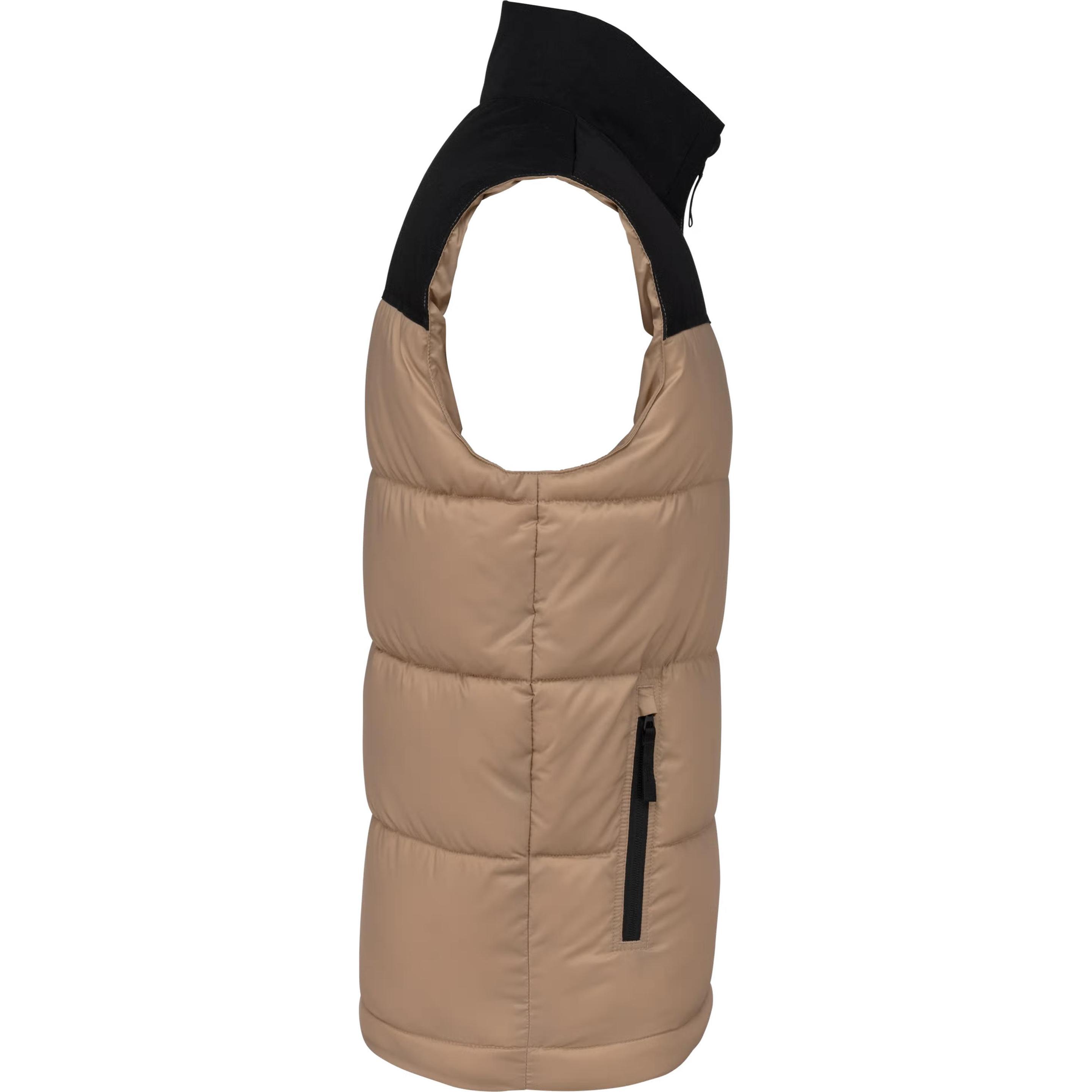 Kariban, Jacke, Ärmellose Daunenjacke in zwei Farbtönen (L), Schwarz, L