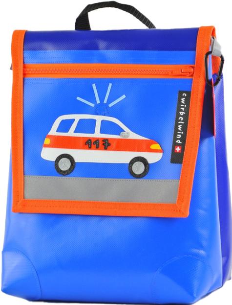 Produktbild Cwirbelwind Kindergartenrucksack Polizeiauto