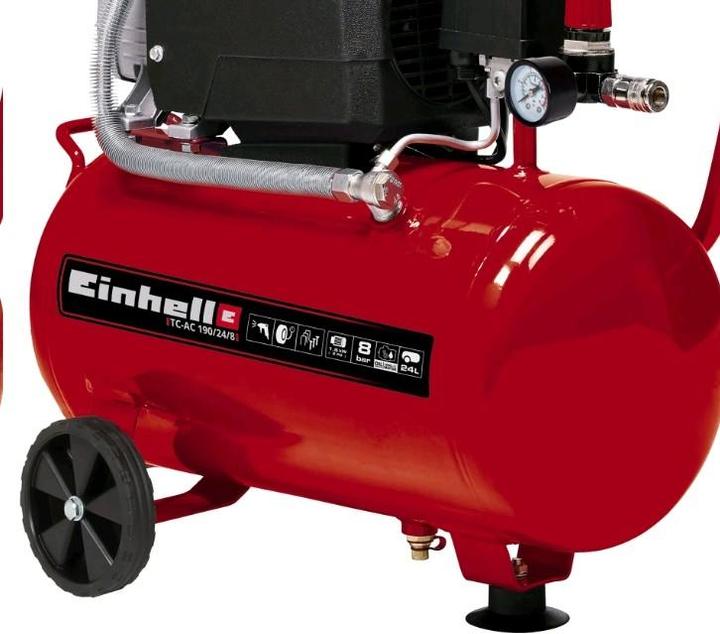 Productafbeelding Einhell Tc-Ac 190/24/8 (8 bar, 24 l)