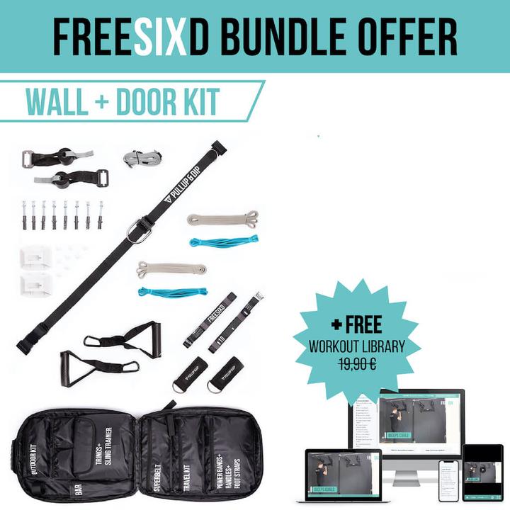 Image du produit Pullup & Dip FREESIXD Schlingentrainer mit Widerstandsbändern, Ganzkörper Trainingsgerät