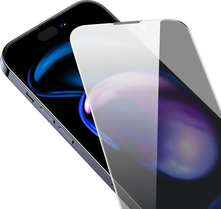 Image du produit Baseus Film en verre trempé antireflet tout-verre (antibuée cellulaire) iP14 (1 pcs, Apple iPhone 14 Pro)