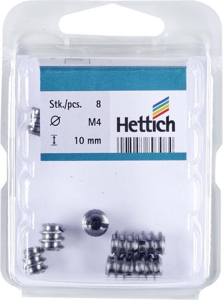 Actual product image Hettich Eindreh-Muffe M4 x 10 mm