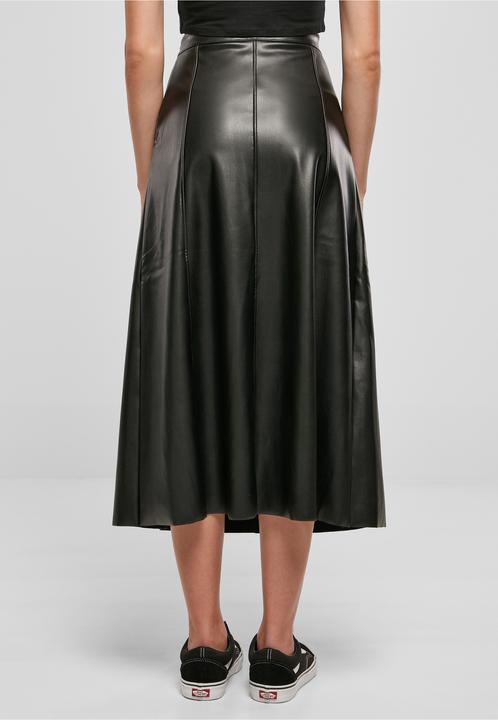 Produktbild Urban Classics Midi-Rock aus Kunstleder für Frauen (S)