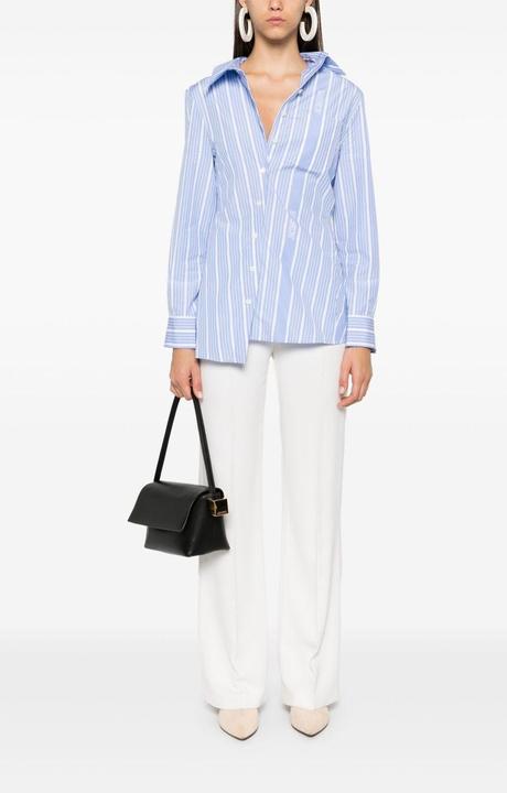 Actual product image Jacquemus Camicie Bianco E Celeste (36)