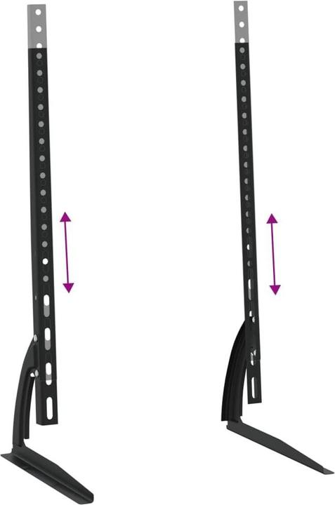 Produktbild VidaXL TV-Ständer 2 Stk. 32-75 Zoll Bildschirm Max VESA 600x400mm 45kg (75", 45 kg)