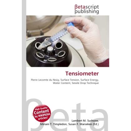 Tensiometer, Fachbücher von Lambert M. Surhone, Miriam T. Timpledon, Susan F. Marseken