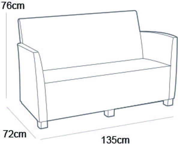 Image du produit Allibert Ensemble de salon Corona