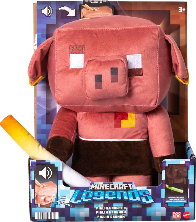 Actual product image Mattel Piglin Feature Plush (29 cm)