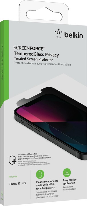 Produktbild Belkin Screen Force (1 Stück, Apple iPhone 13 mini)