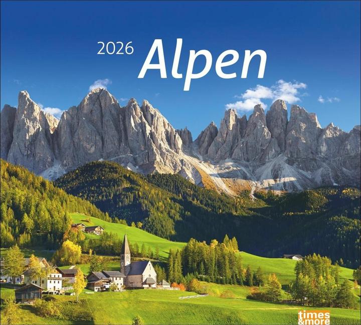 Produktbild times&more Alpen Bildkalender 2026