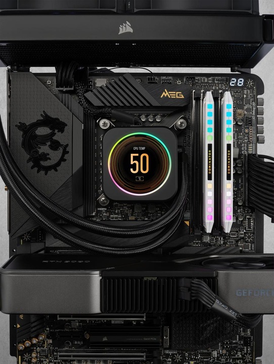 Image du produit Corsair Dominator Platinum RGB (2 x 16GB, 5600 MHz, RAM DDR5, DIMM)