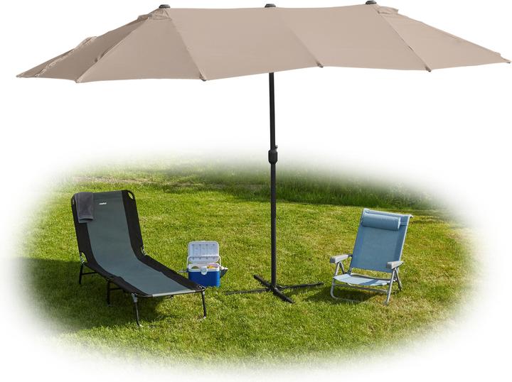 Image du produit Relaxdays Parasol double (2.70 m)