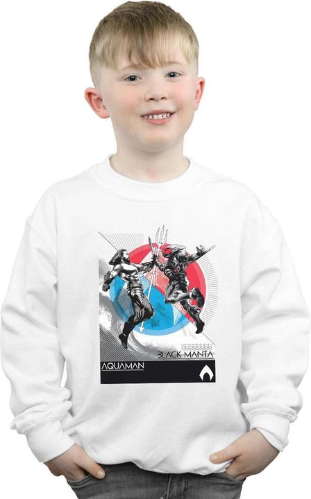 Produktbild Jungen Aquaman Vs Black Manta Sweatshirt (140, 146)